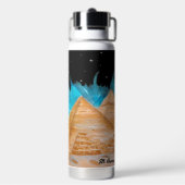 Bouteille D'eau Belles pyramides égyptiennes (Arrière)