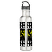 Bouteille D'eau Bénédiction des plumes en jaune (Dos)