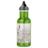 Bouteille D'eau Berger blanc allemand dans la neige (Droite)