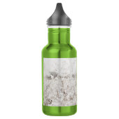 Bouteille D'eau Berger blanc allemand dans la neige (Gauche)