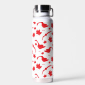 Bouteille D'eau Bernaches du Canada et Feuilles de l'érable - drap (Arrière)