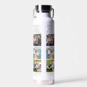 Bouteille D'eau BEST DAD EVER 3 Photos Personnalisées (Avant)