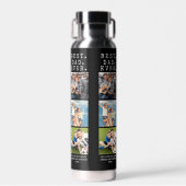 Bouteille D'eau BEST DAD EVER 3 Photos Personnalisées (Avant)