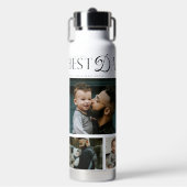 Bouteille D'eau  Best Dad Ever 4 Photos Modern Fathers Day Gifts (Salle de sport)
