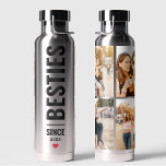 Bouteille D'eau Best Friends Besties Initiales personnalisées 4 Ph<br><div class="desc">Notre bouteille d'eau BFF est le cadeau parfait pour votre Bestie. Avec la capacité de customiser la bouteille avec le nom de votre ami, il devient un souvenir unique qu'il peut chérir pour les années à venir. Le design moderne et la couleur noire épurée en font un accessoire élégant pour...</div>