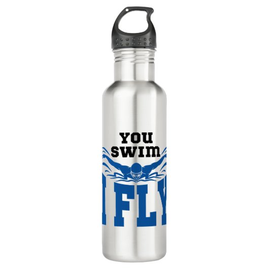 Bouteille D'eau Beurre Papillon Vous Nagez I Voler (Devant)