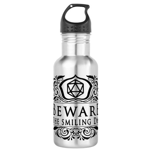 Bouteille D'eau Beware the smiling DM V4 (Devant)