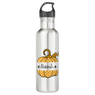 Bouteille D'eau Bienheureux Nana Citrouille Art Thanksgiving Hallo