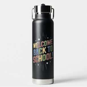 Bouteille D'eau Bienvenue à l'école Professeur Premier jour d'écol