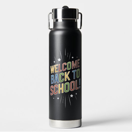 Bouteille D'eau Bienvenue Retour à l'école Enseignant Premier jour (Salle de sport)
