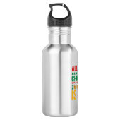 Bouteille D'eau Bières de Noël Design de Boisson de Vacances Drôle (Dos)