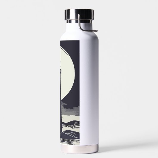 Bouteille D'eau Big Sable Point Michigan Lighthouse Moon (Gauche)