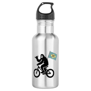 Bouteille D'eau Bigfoot Cyclisme Drapeau du Delaware