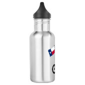 Bouteille D'eau Bigfoot Cyclisme Drapeau du Texas (Gauche)