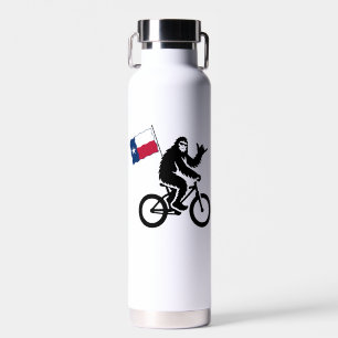 Bouteille D'eau Bigfoot Cyclisme Drapeau du Texas