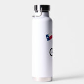 Bouteille D'eau Bigfoot Cyclisme Drapeau du Texas (Plage)