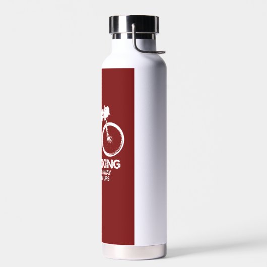 Bouteille D'eau Bikepacking Est En Cours D'Exécution Pour Les Ups  (Gauche)