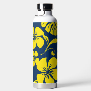 BOUTEILLE D'EAU BIKINI ROSE (BLEU FONCÉ/JAUNE)
