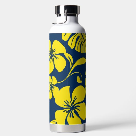 BOUTEILLE D'EAU BIKINI ROSE (BLEU FONCÉ/JAUNE) (Droite)