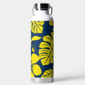 BOUTEILLE D'EAU BIKINI ROSE (BLEU FONCÉ/JAUNE) (Avant)