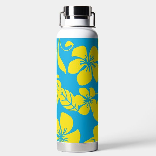 BOUTEILLE D'EAU BIKINI ROSE (BLEU/JAUNE) (Plage)