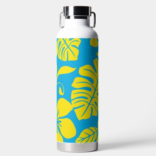 BOUTEILLE D'EAU BIKINI ROSE (BLEU/JAUNE) (Avant)