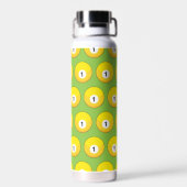 Bouteille D'eau Billard jaune numéro un Motif (Arrière)