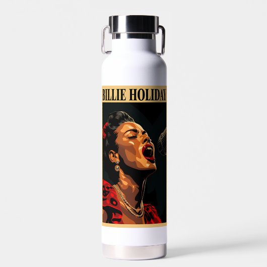 Bouteille D'eau Billie Holiday (Avant)