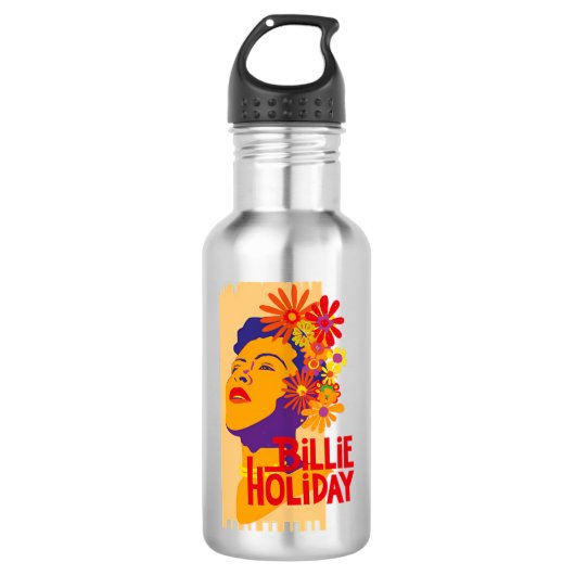 Bouteille D'eau Billie Holiday (Devant)
