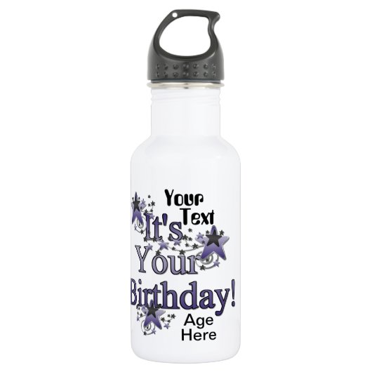 Bouteille D'eau Birthday Keepsaké Liberty Bottle (Devant)