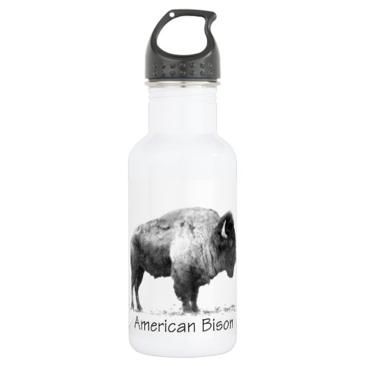 Bouteille D'eau Bison américain (Devant)