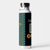 Bouteille D'eau Bitcoin élégant - Btc crypto (Plage)