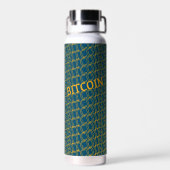 Bouteille D'eau Bitcoin élégant - Btc crypto (Arrière)