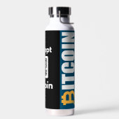 Bouteille D'eau Bitcoin élégant - Btc crypto Water Bottle (Gauche)
