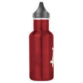 Bouteille D'eau Bitcoin Standard ₿ (Rouge) (Gauche)