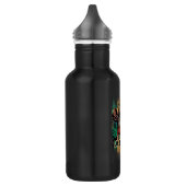 Bouteille D'eau Black Adam Characters In Stripes Graphic (Gauche)