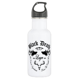 Bouteille D'eau Black Death 777 - Catskill Mountain Lager