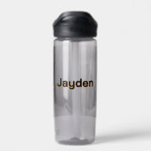 Bouteille D'eau Black Panther under the Full Moon Personalized (Arrière)