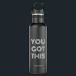 Bouteille D'eau Black Personnalisé VOUS AVEZ EU CETTE MOtivation<br><div class="desc">Black Personnalisé VOUS AVEZ EU CETTE MOtivation</div>
