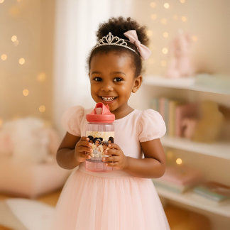 Bouteille D'eau Black Princess On The Go Enchantant Tea Party
