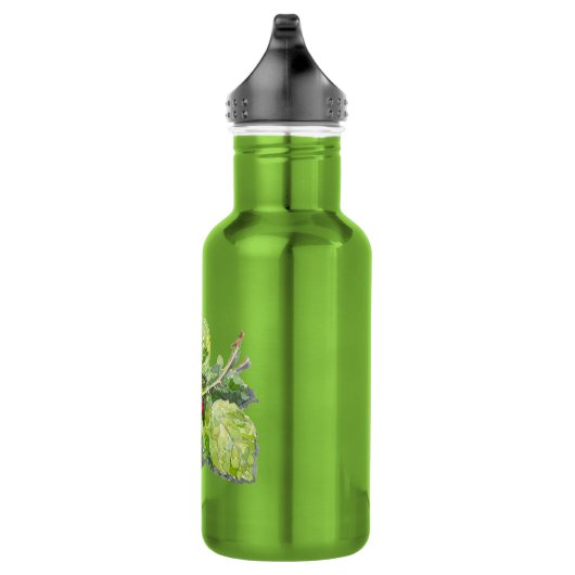 Bouteille D'eau BlackBerry vert et rouge (Droite)