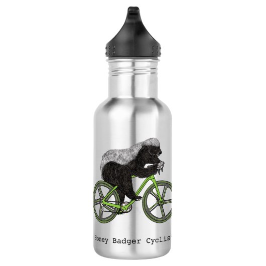 Bouteille D'eau Blaireau à vélo (Droite)