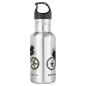 Bouteille D'eau Blaireau à vélo (Dos)
