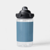 Bouteille D'eau Blanc Créez votre propre - Bleu gris (Salle de sport)