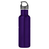 Bouteille D'eau Blanc, Drapeau Pirate Calico Jack, Crâne & Cutlass (Dos)