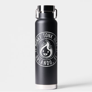 Bouteille d'eau blanche et noire HeatHead