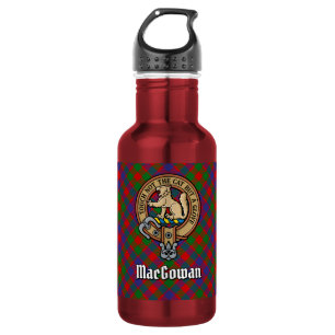 Bouteille D'eau Blason de Clan MacGowan sur tartan