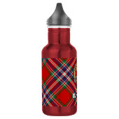 Bouteille D'eau Blason du clan MacFarlane sur tartan (Gauche)