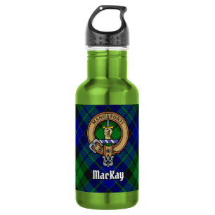 Bouteille D'eau Blason du clan MacKay sur tartan