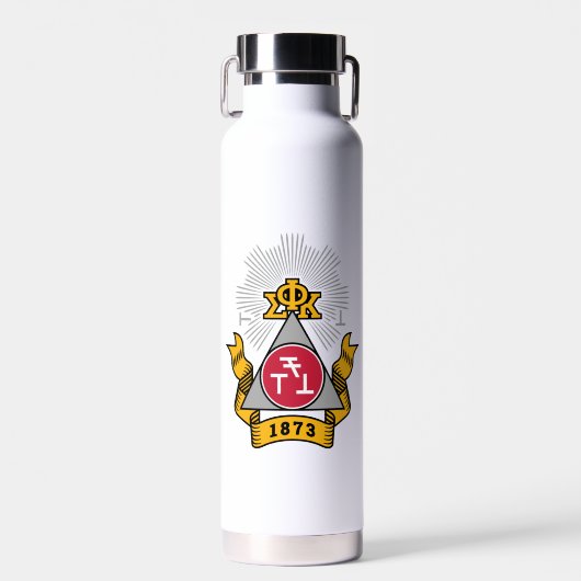 Bouteille D'eau Blason Phi Sigma Kappa (Avant)